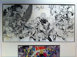 Uncanny X-Men 275 Cover, Comic Art